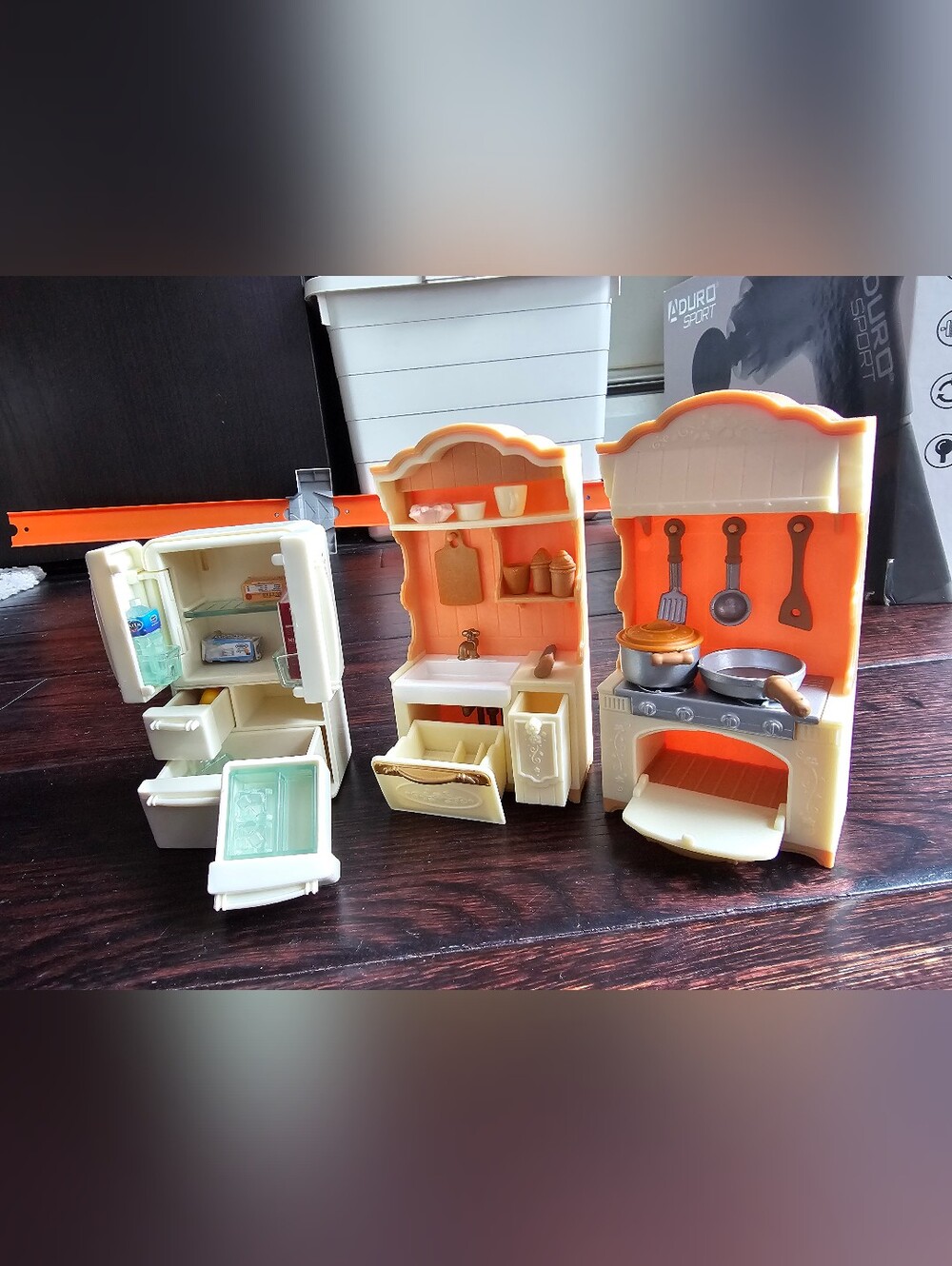 Lot Of 3 Sets , Calic Critters Vintage Style Miniature Playset
